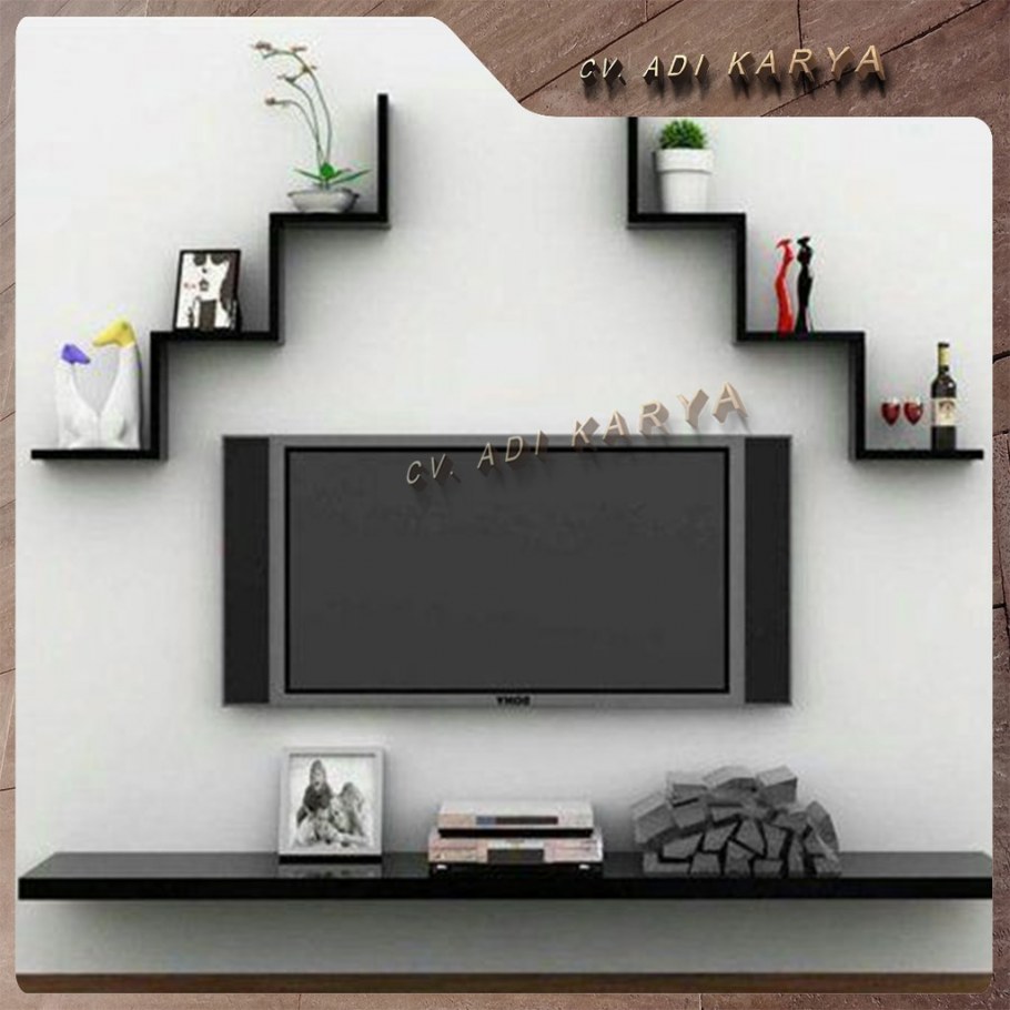 Полки над ТВ В гостиную