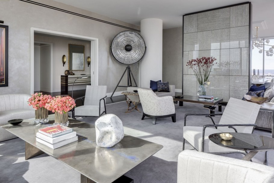 Гостиная лофт Контемпорари