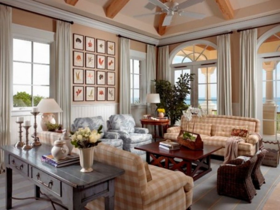 Красивый светлый интерьер