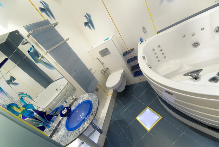 Инсталляция джакузи