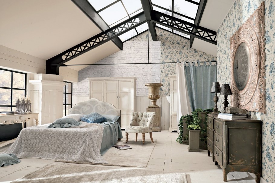 Французский лофт интерьер