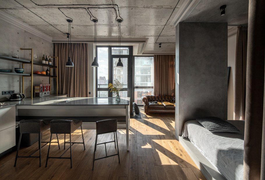 Гостиная лофт п 44