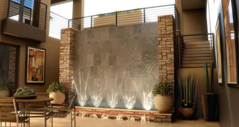 Водопад в интерьере