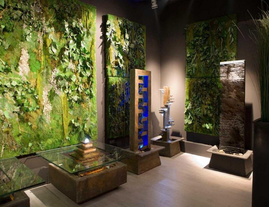 Стена водопад в квартире