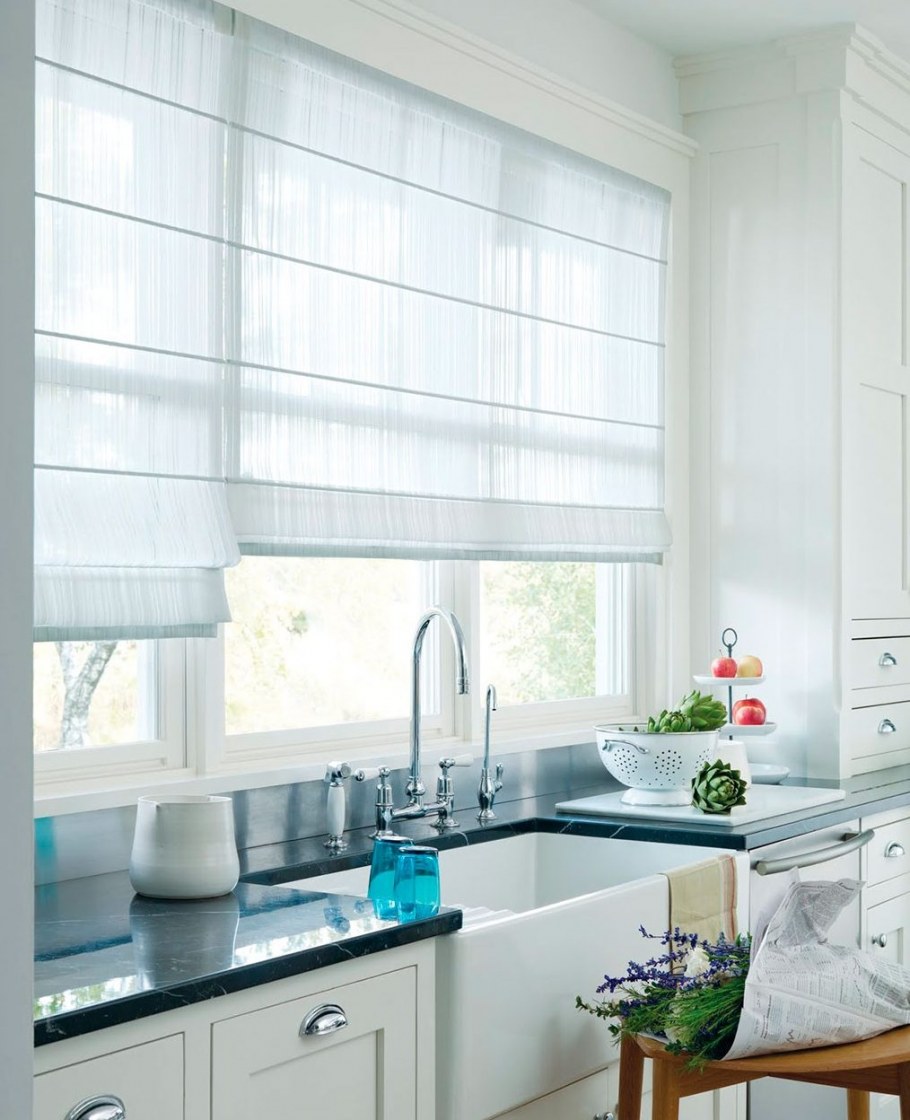 Римские шторы салатовый Эскар