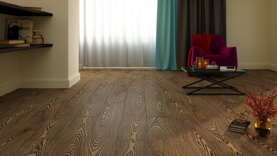 Желтые стены ламинат