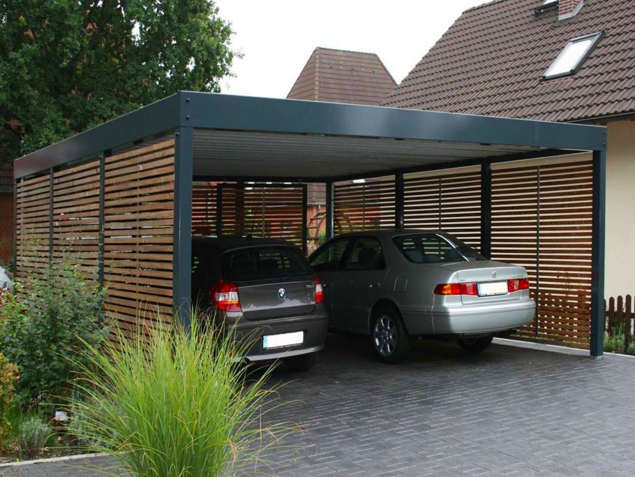 Современные навесы для автомобилей