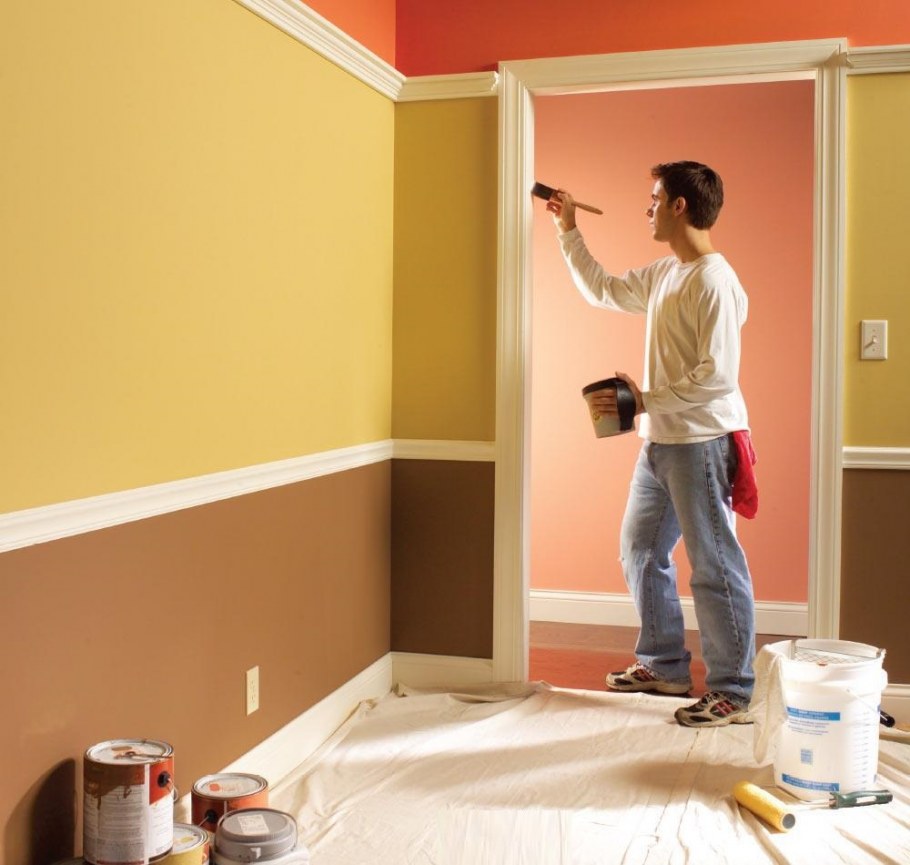 Поклейка обоев