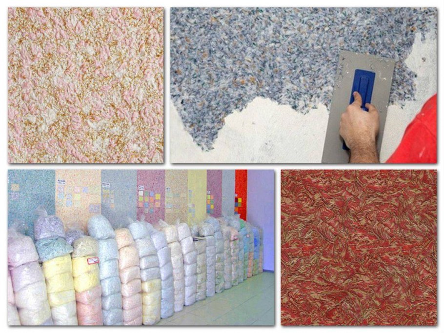 Жидкие обои нанесение