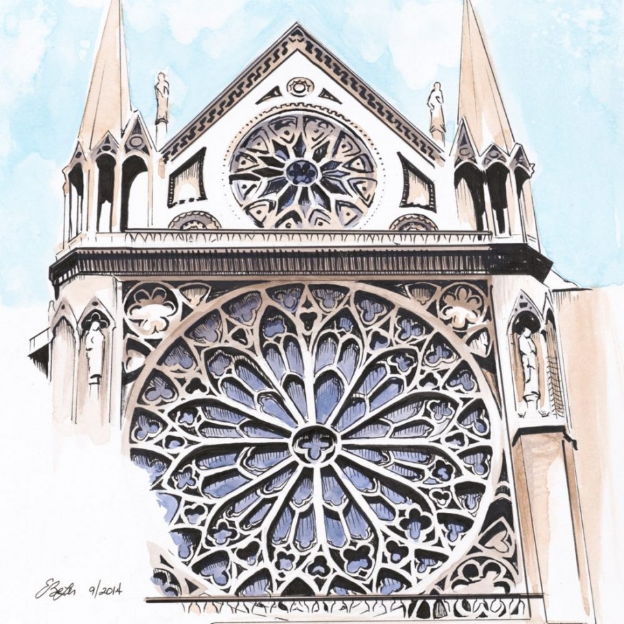 Нотр дам де пари тату