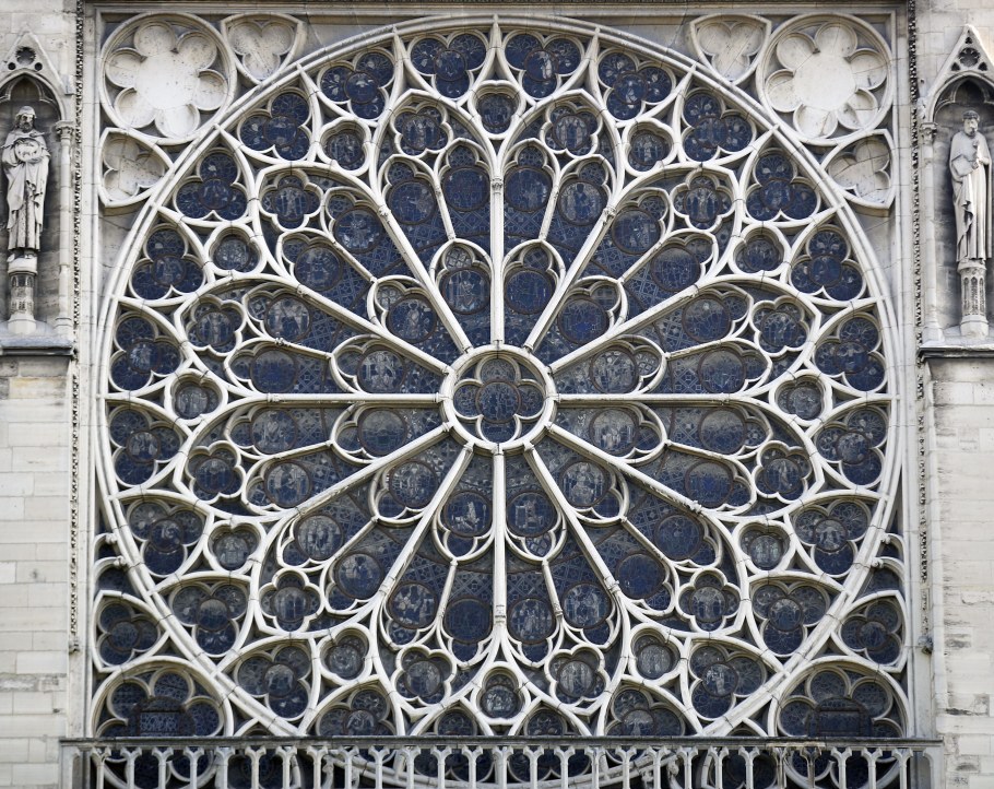 Элементы декора собора Парижской Богоматери