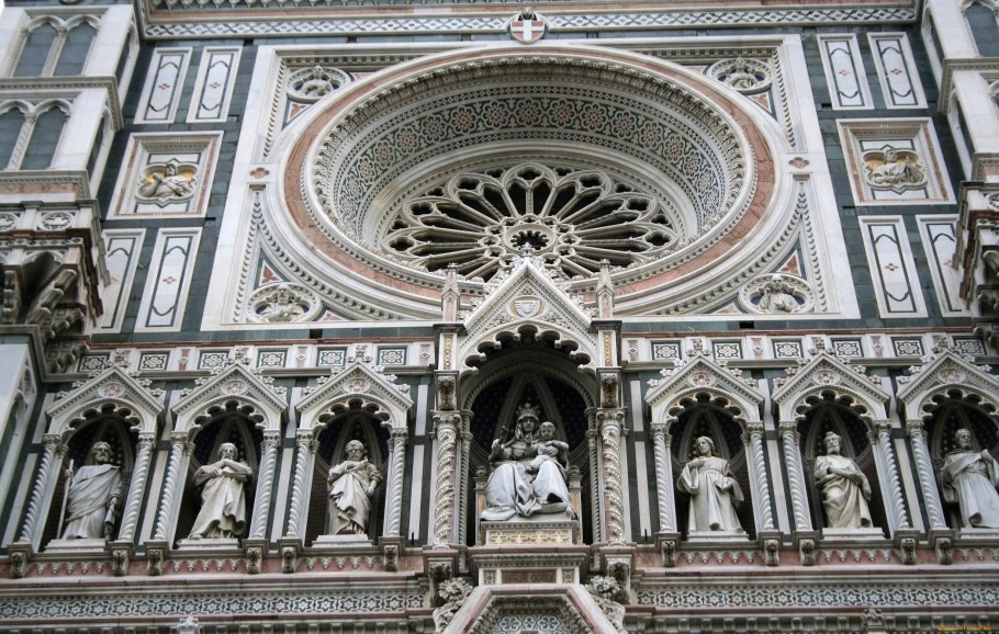 Собор в Орвьето мозаика фасада