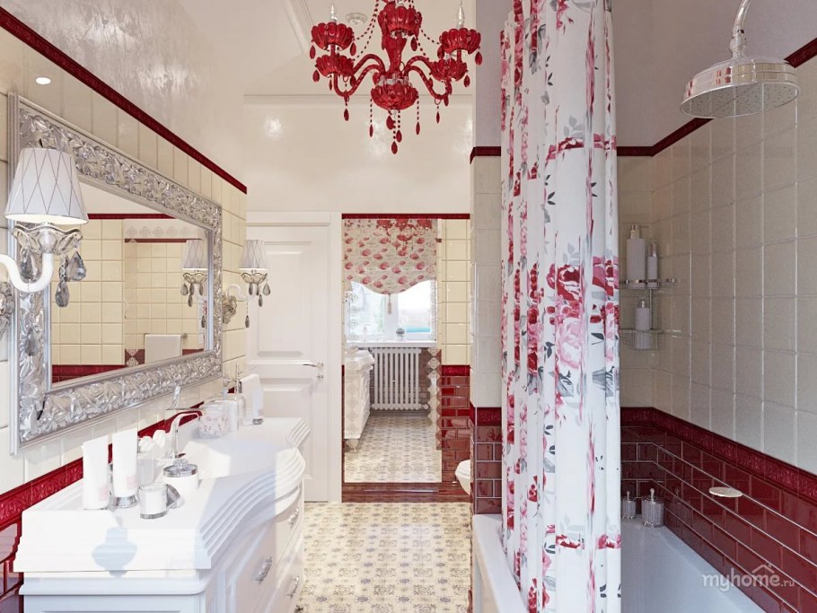 Ванная в классическом стиле