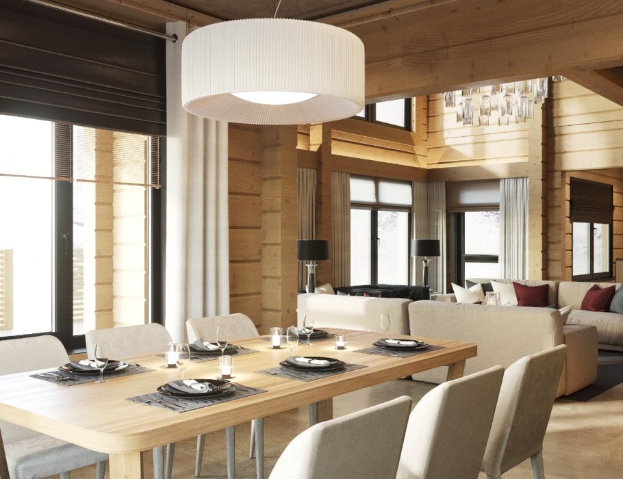 Второй свет в деревянном доме