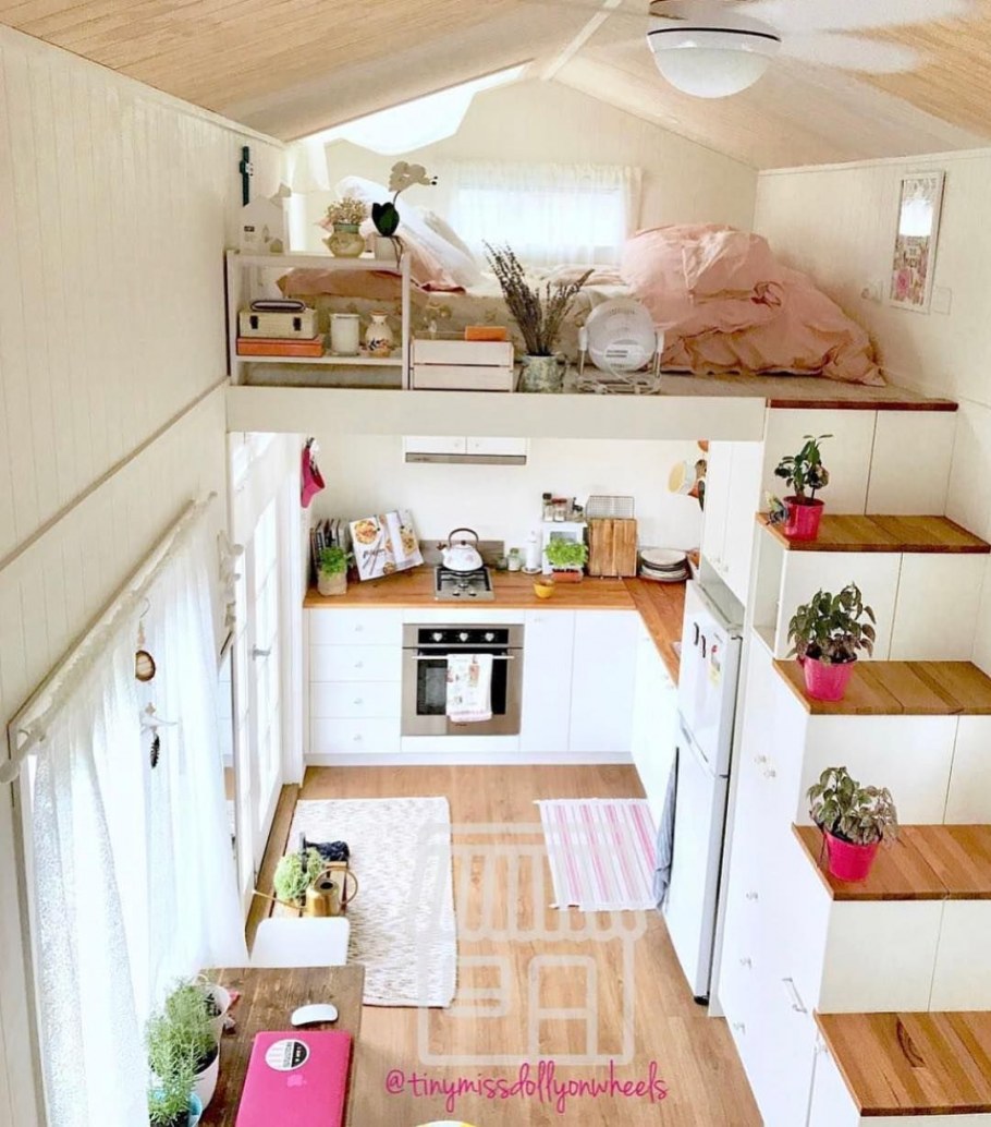 Интерьер маленького домика