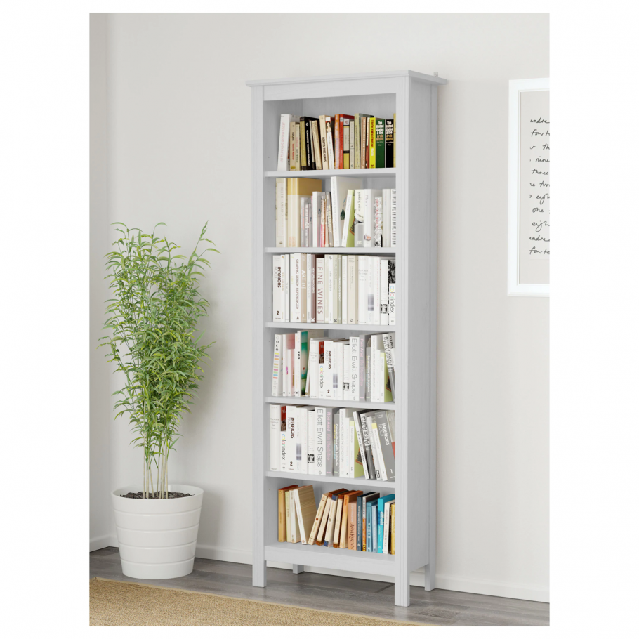 Билли стеллаж, белый, 40x28x202 см