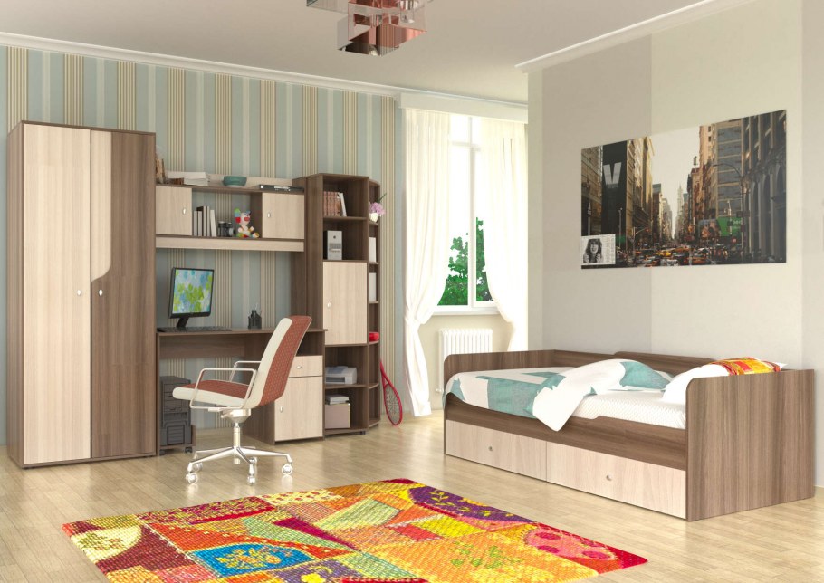 Италия ЛДСП стенка Стендмебель