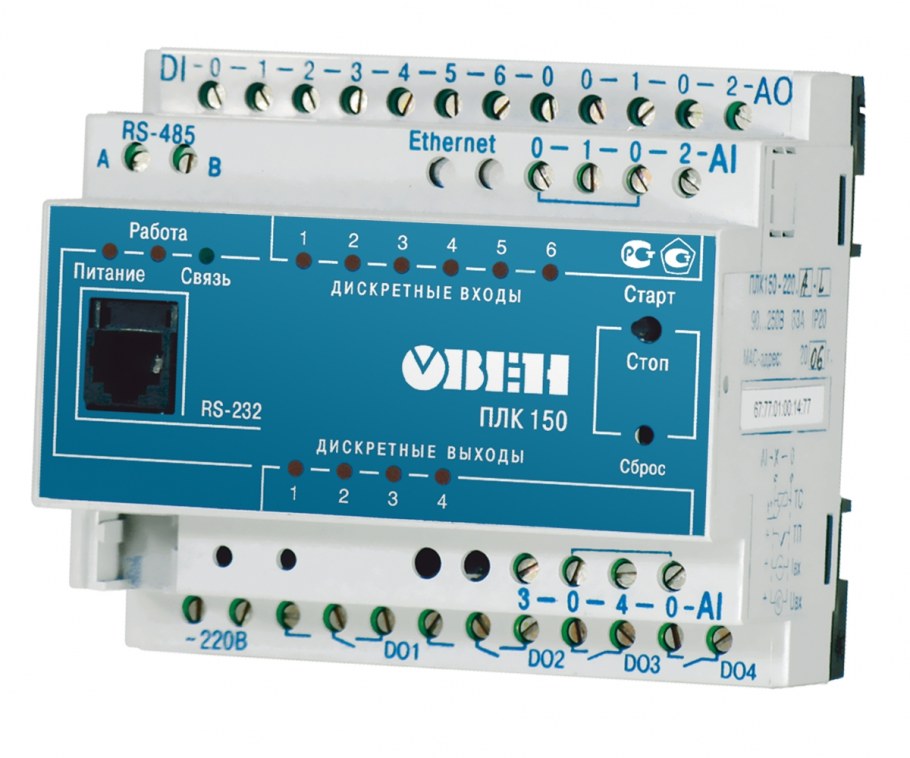 Структурная схема автоматизированной системы управления котельной