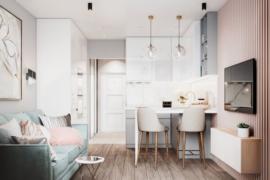 Икеа студия маленькая интерьер