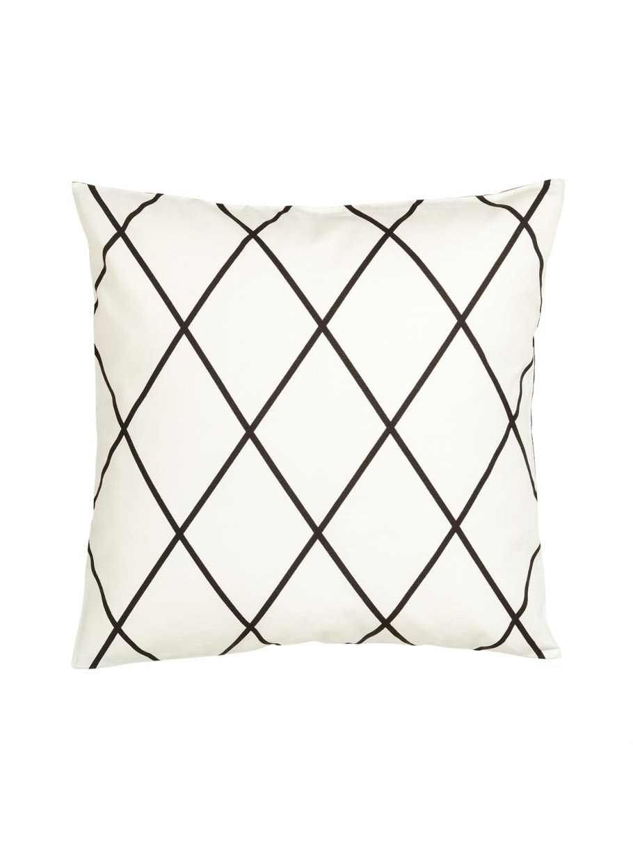 Turill Турилл подушка, белый/черный35x35 см