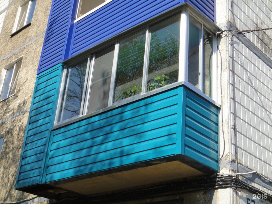 Обшивка балкона снаружи