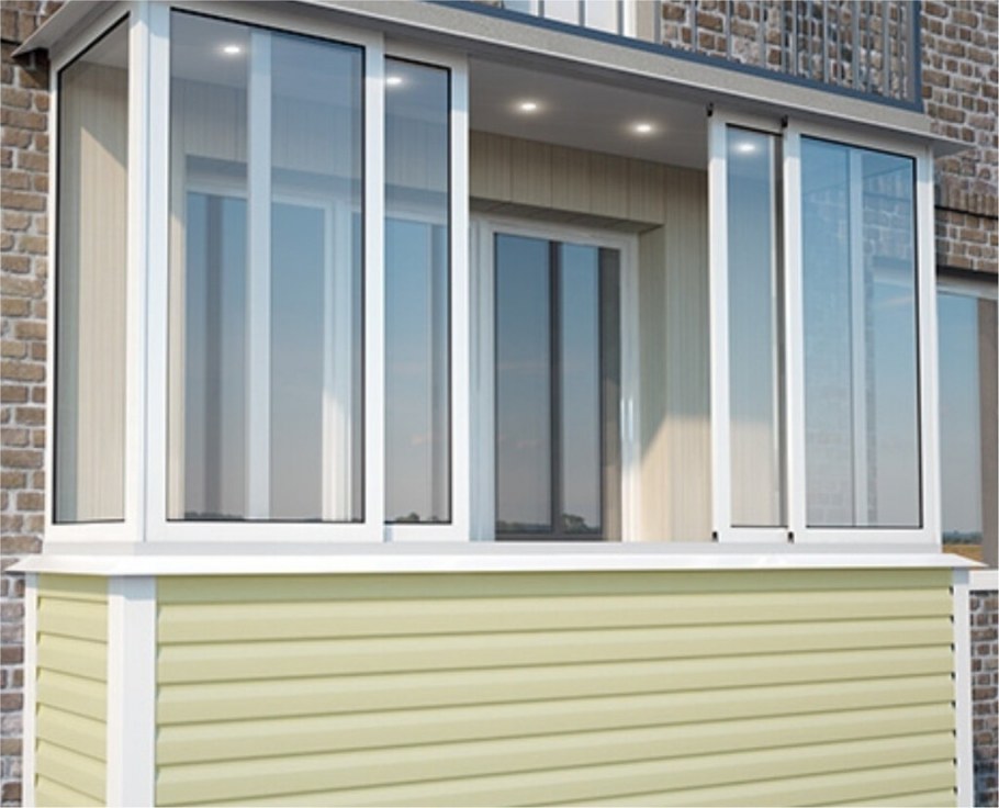 Алюминиевый балкон