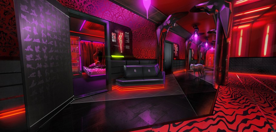 Cyberpunk 2077 комната