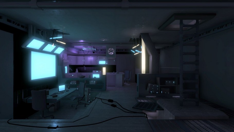 Cyberpunk 2077 комната