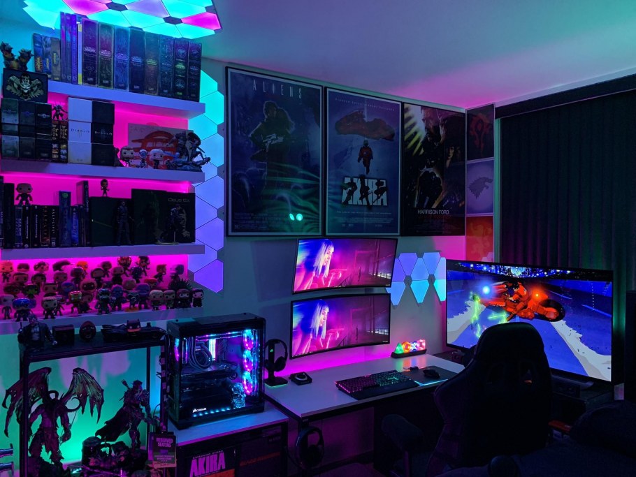 Комната в стиле Cyberpunk 2077