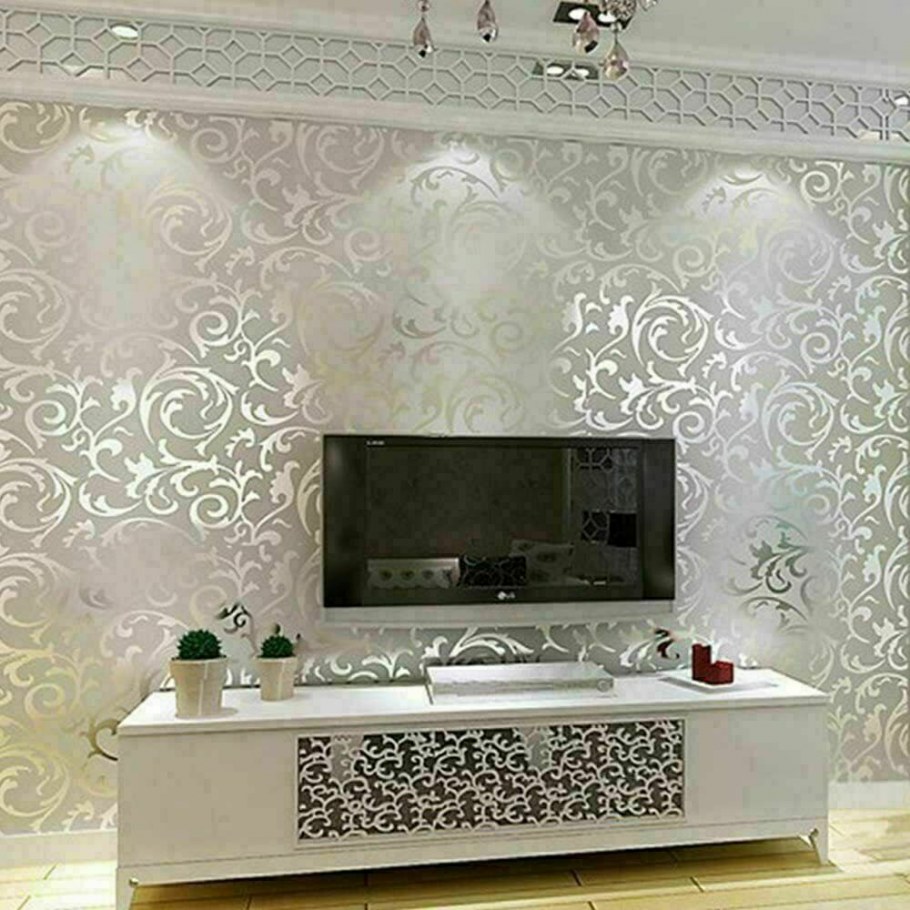 Кухня гостиная в серо голубых тонах