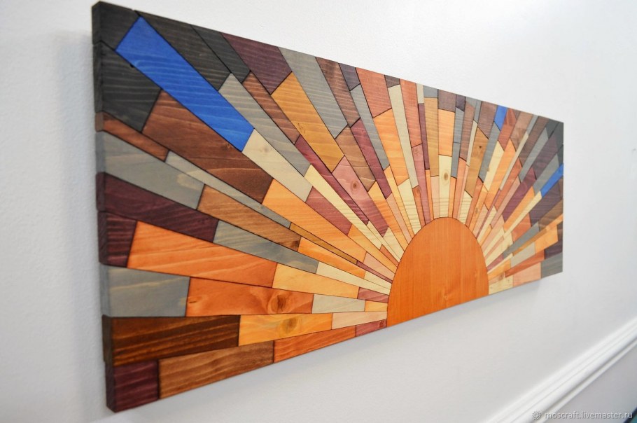 Декоративное деревянное панно