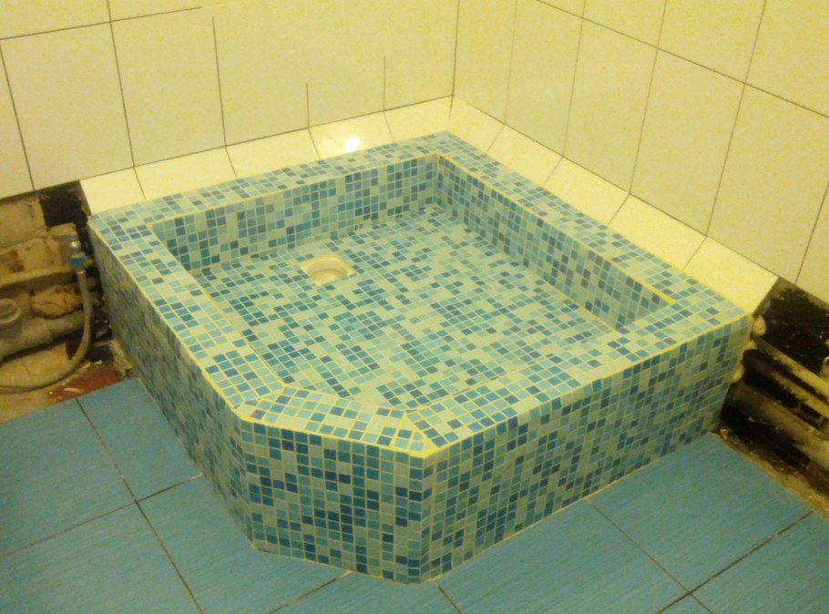 Поддон для душа из плитки