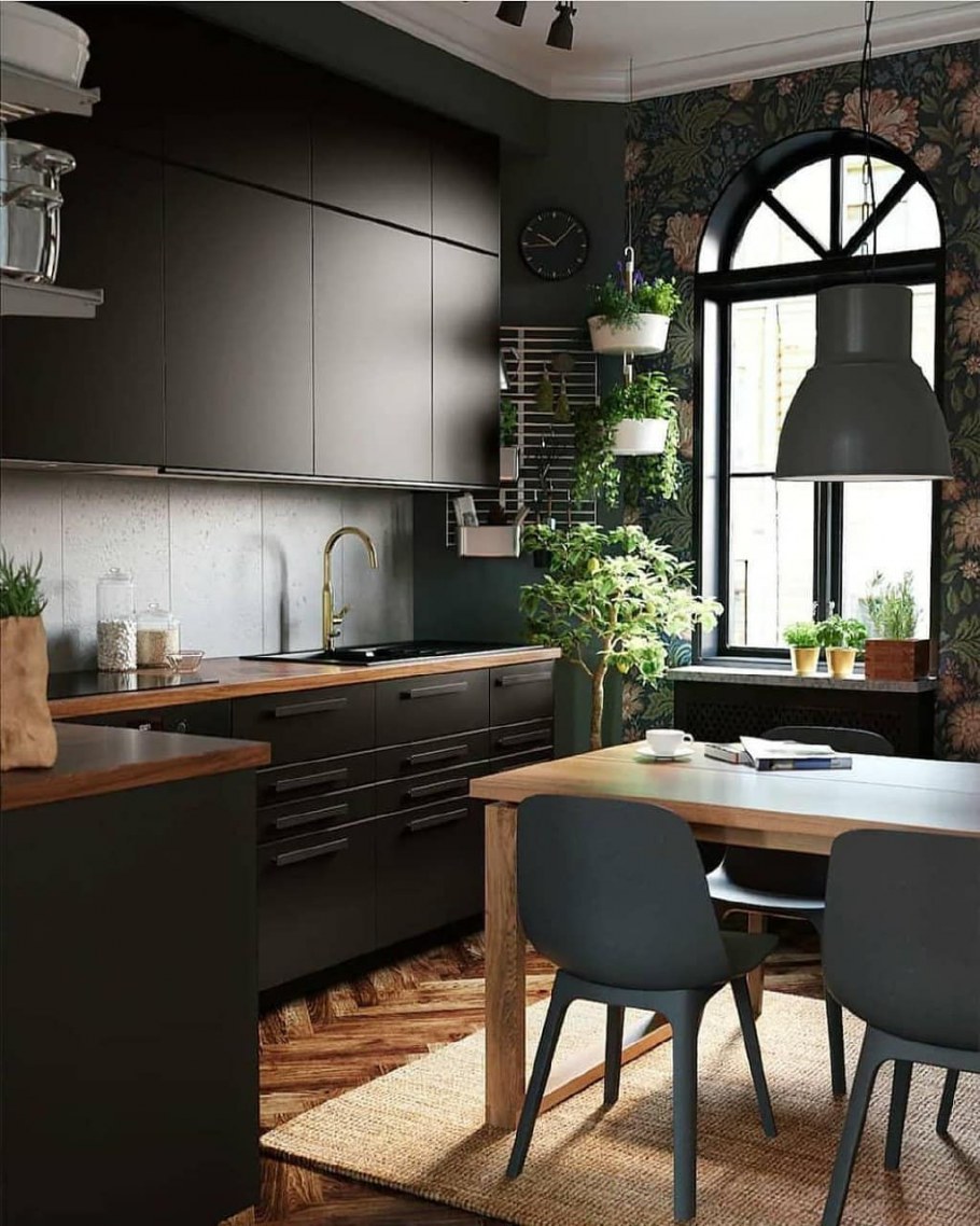 Кухня в стиле Сканди лофт