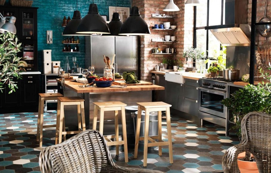 Кухня икеа в прованском стиле