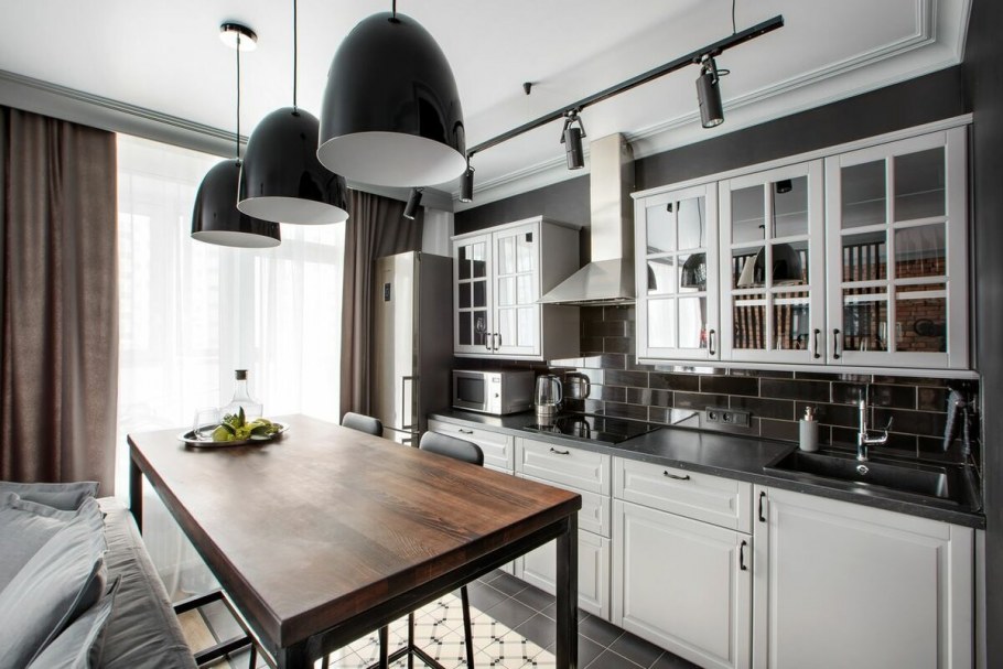 Кухня в стиле лофт ikea