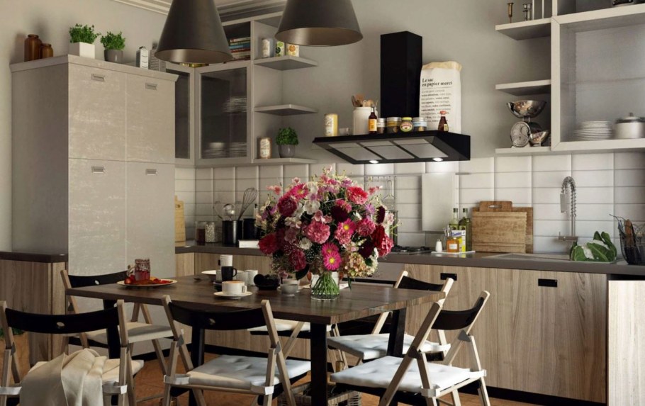 Кухня-гостиная 10 кв.м икеа