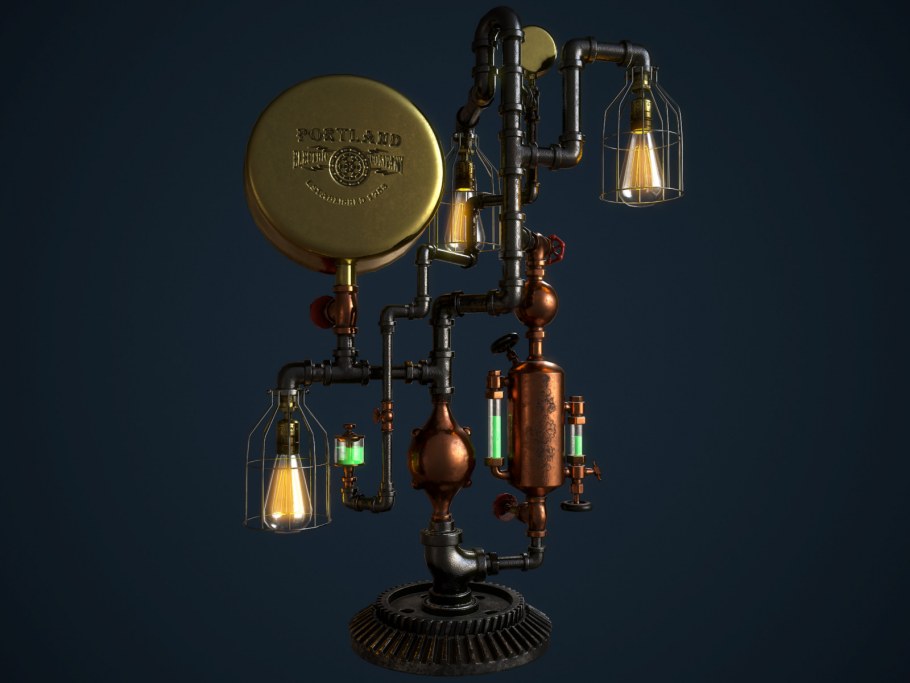 Светильник Steampunk Glass Shape