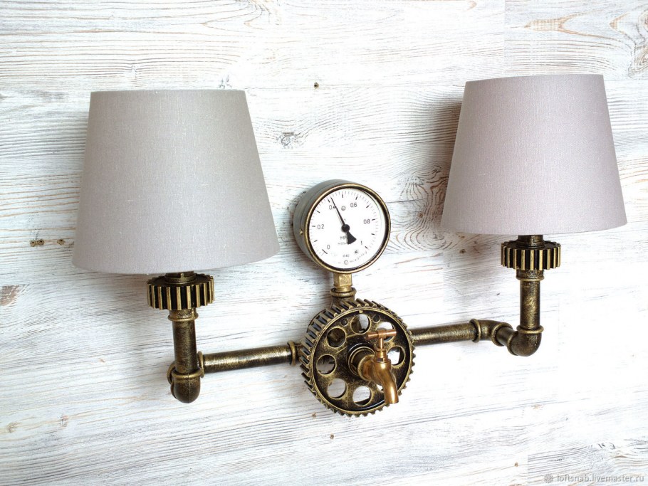 Предметы интерьера в стиле стимпанк