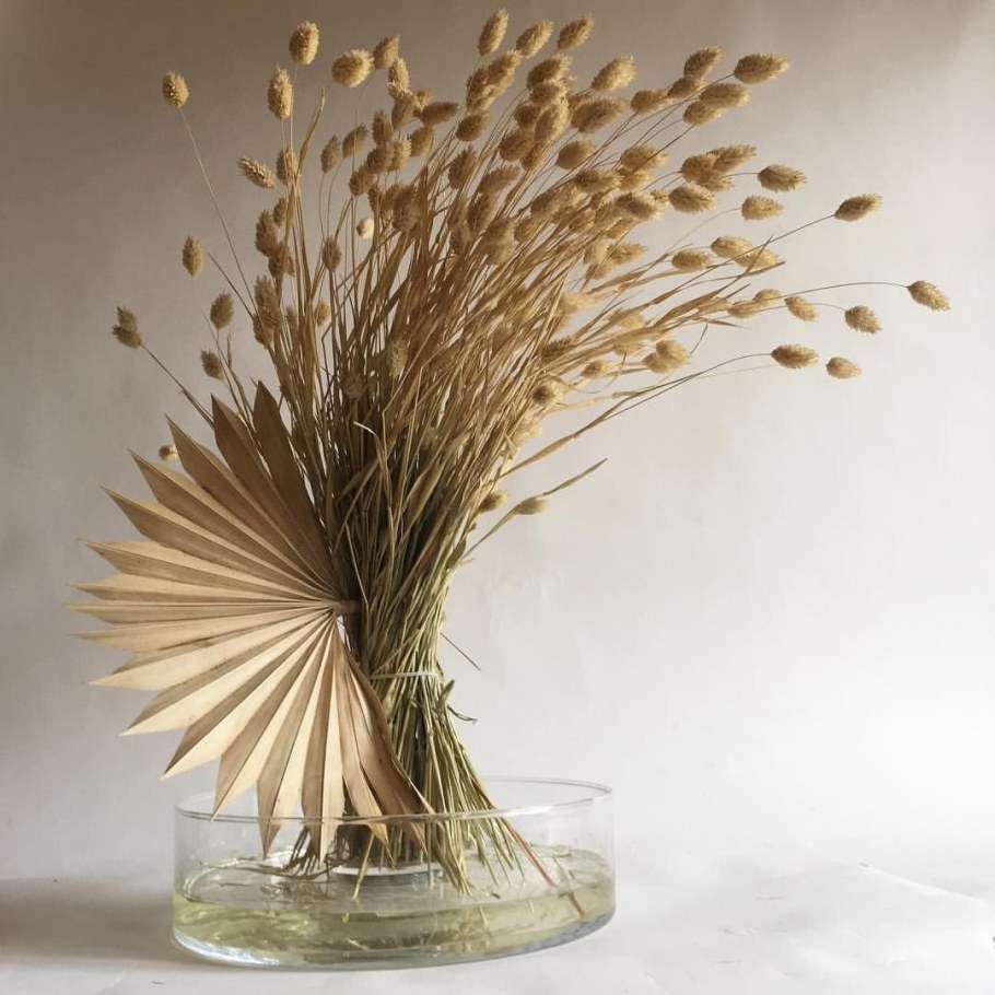 Веночек из нобилиса и сухоцветов