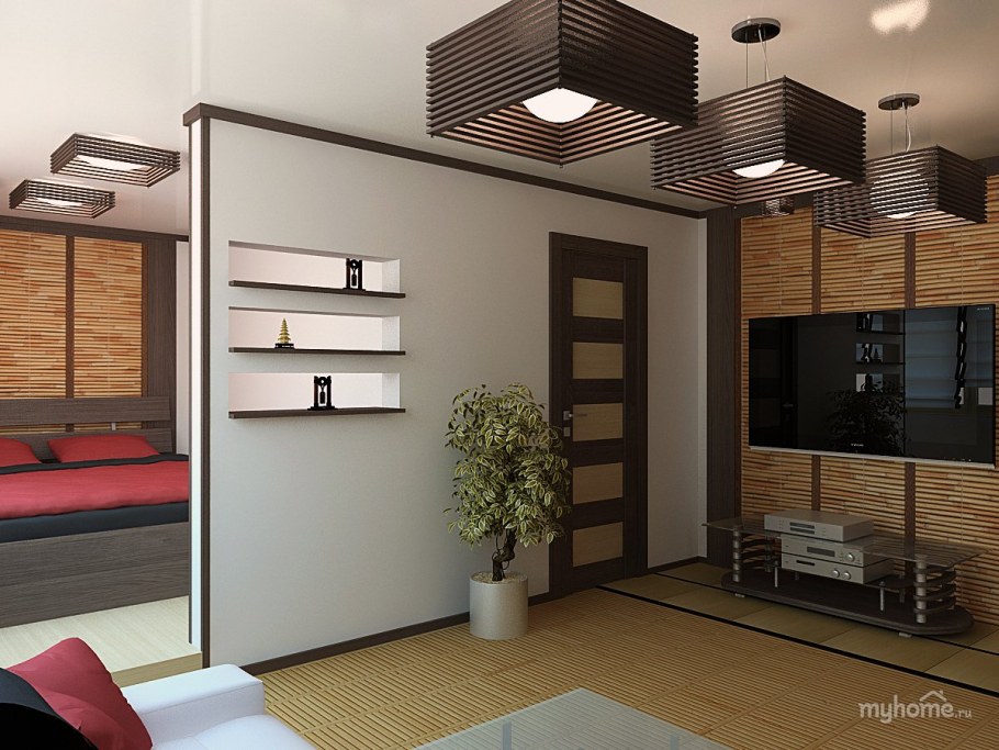 Однушка в японском стиле