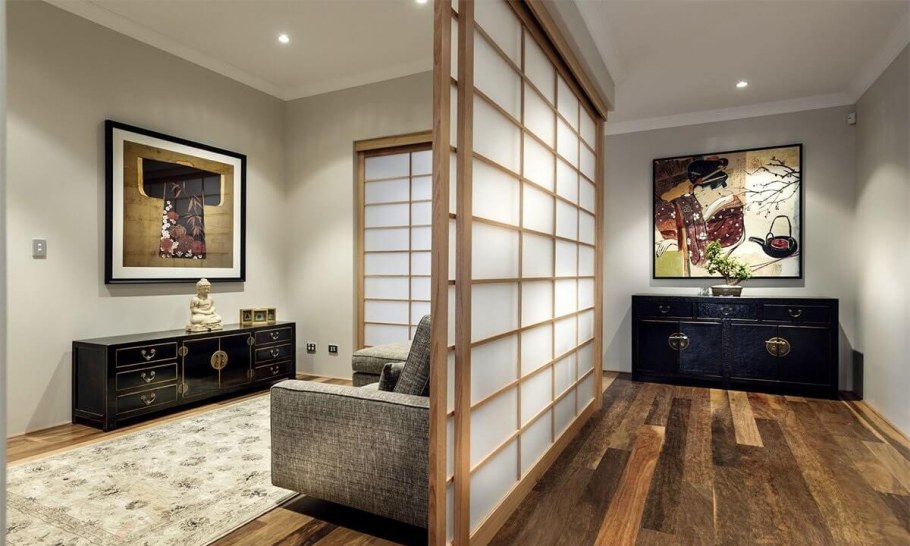 Японские перегородки в интерьере