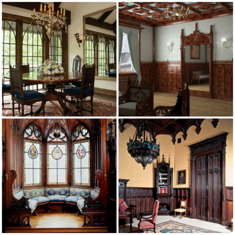 Элементы готического стиля в интерьере