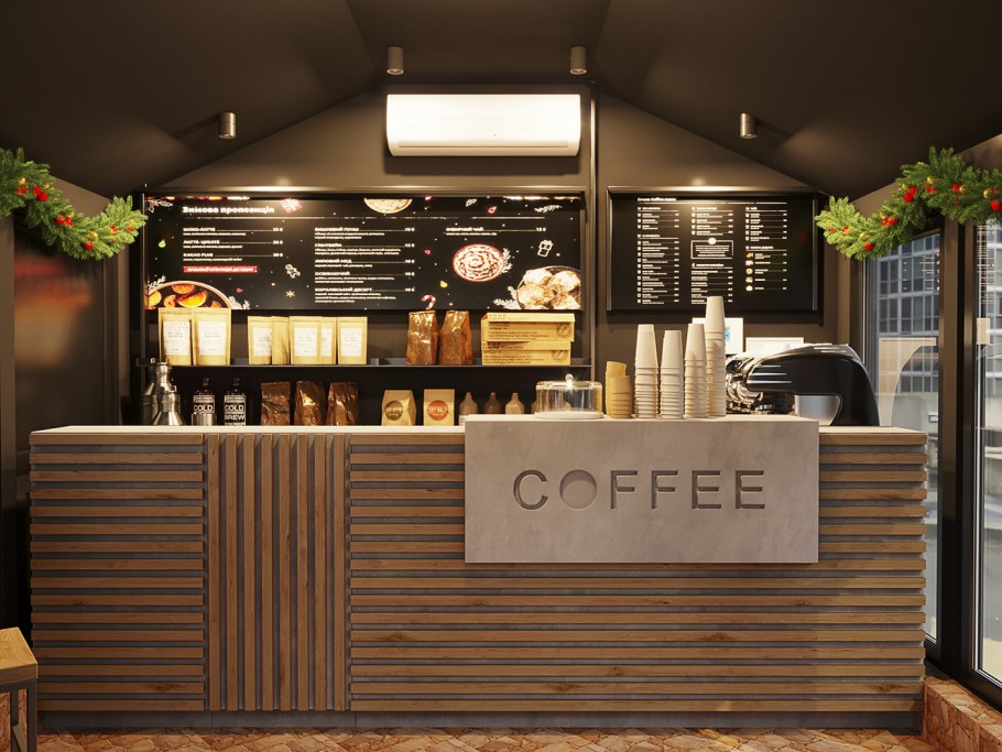 Интерьер кофейни