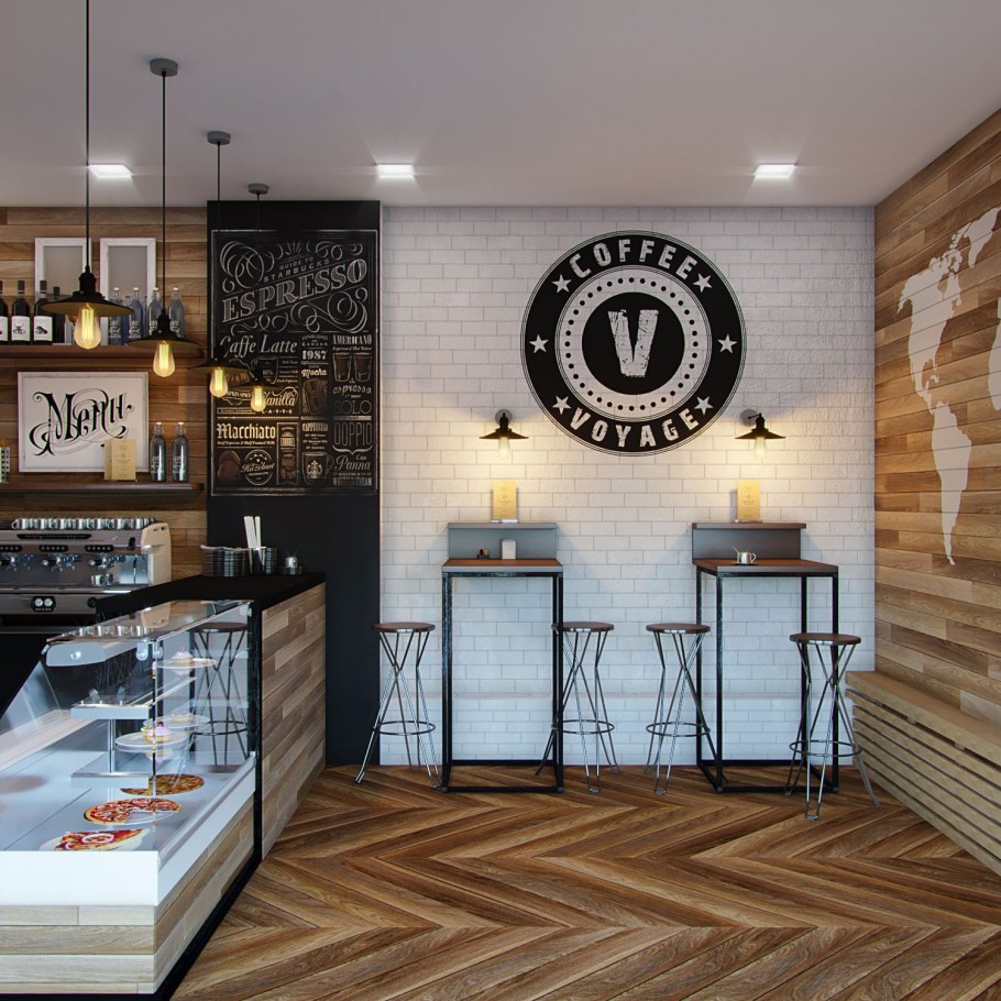 Визуализация кофейни