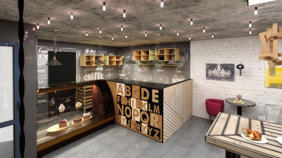 Интерьер кафе