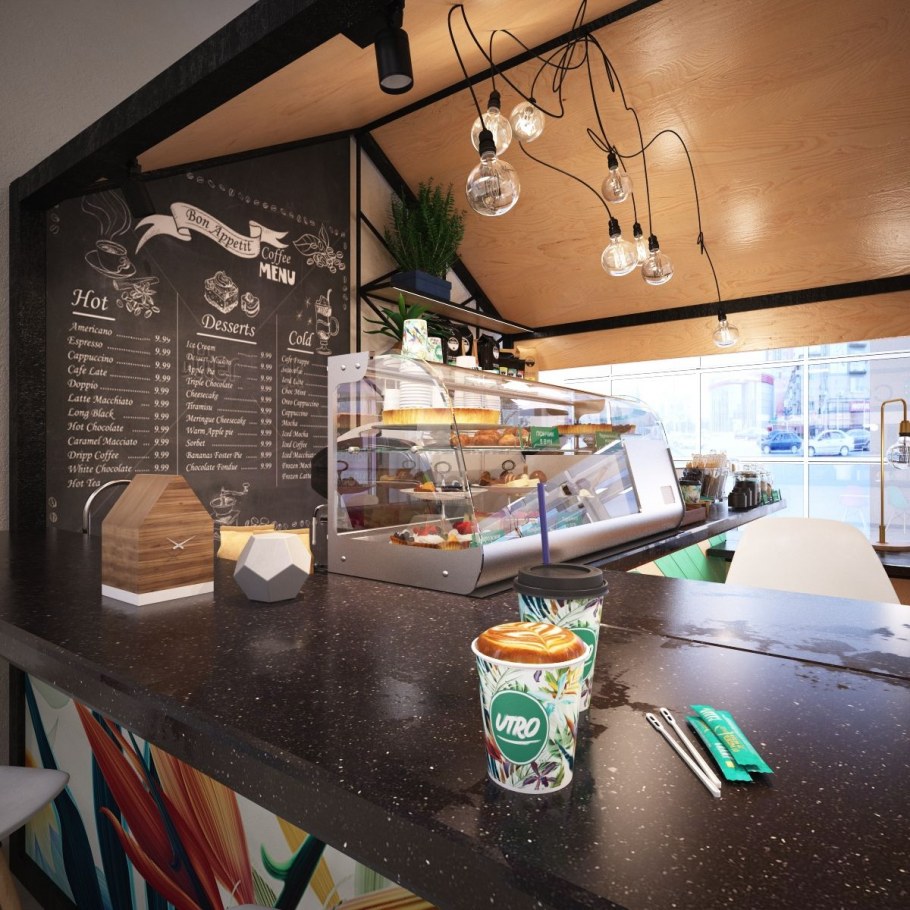 Стойки для мини кофейни