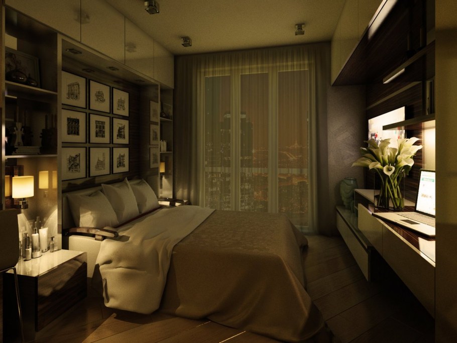 Интерьеры малогабаритных спален