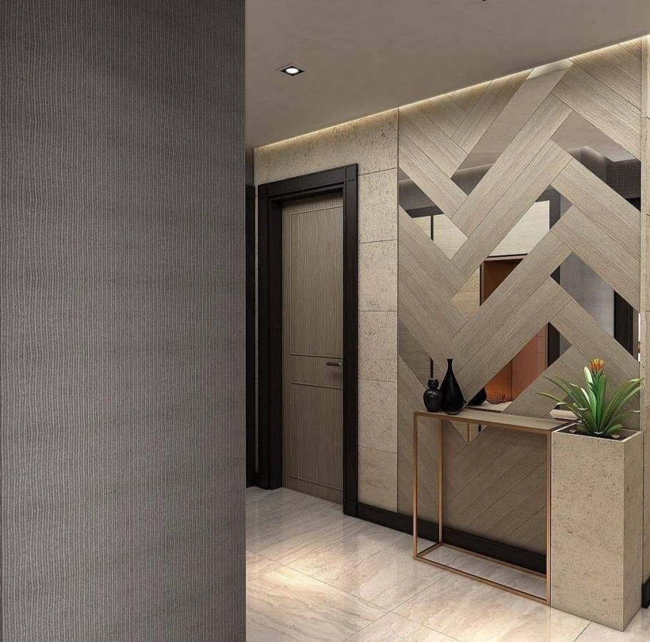 Отделка прихожей ламинатом