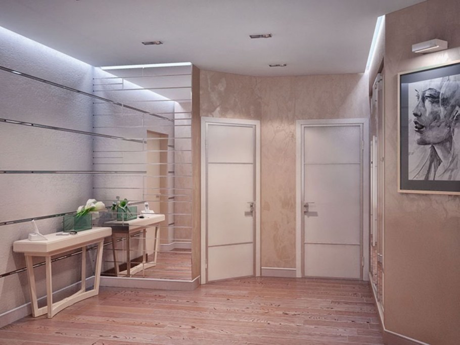 Интерьер прихожей в частном доме