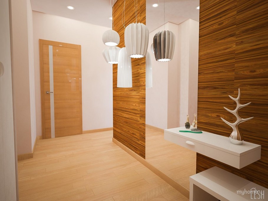 МДФ панели в прихожей